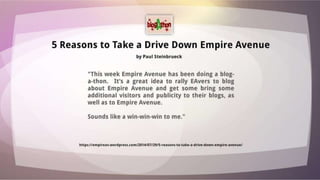 Empire avenue blog a-thon