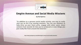 Empire avenue blog a-thon