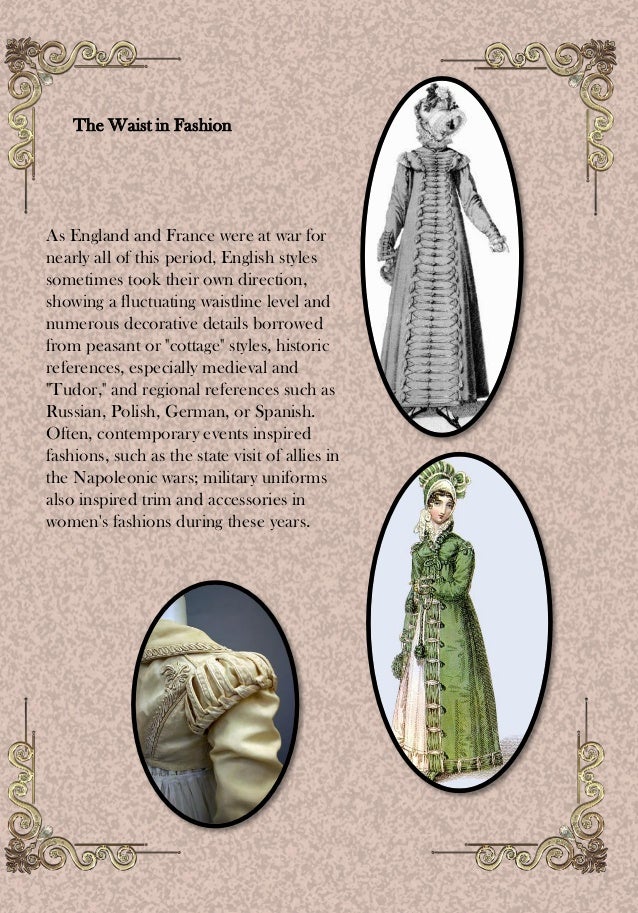 Empire line silhouette history