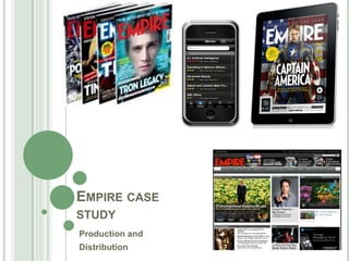 Empire case study Production and  Distribution 
