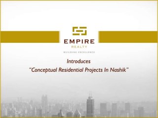 Introduces Conceptual Residential Projects in Nashik