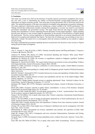 Empirical investigation of the validation of peacock wiseman hypothesis ...