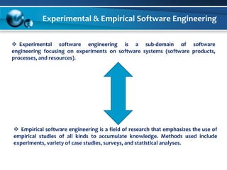 Empirical research methods for software engineering | PPTX