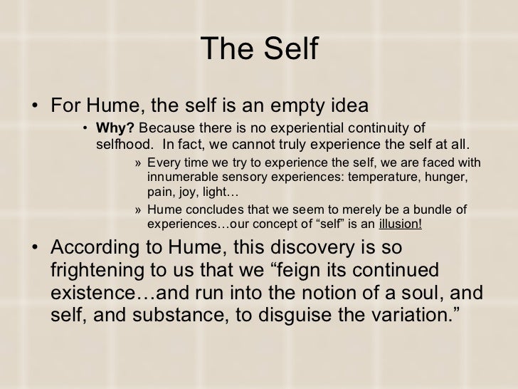 Empiricist epistemology Hume & Kant