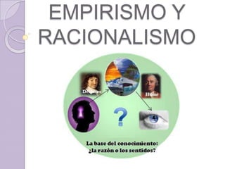 EMPIRISMO Y
RACIONALISMO
 