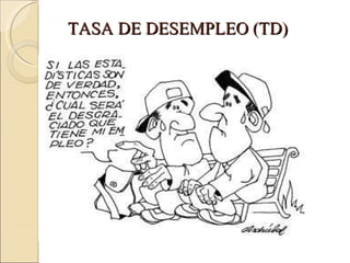TASA DE DESEMPLEO (TD) 