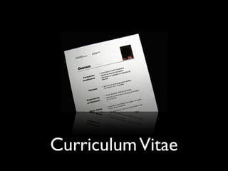 Curriculum Vitae
 