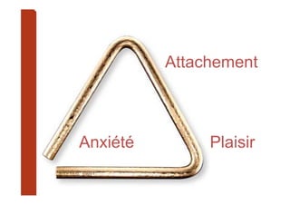 Plaisir
Anxiété
Attachement
 