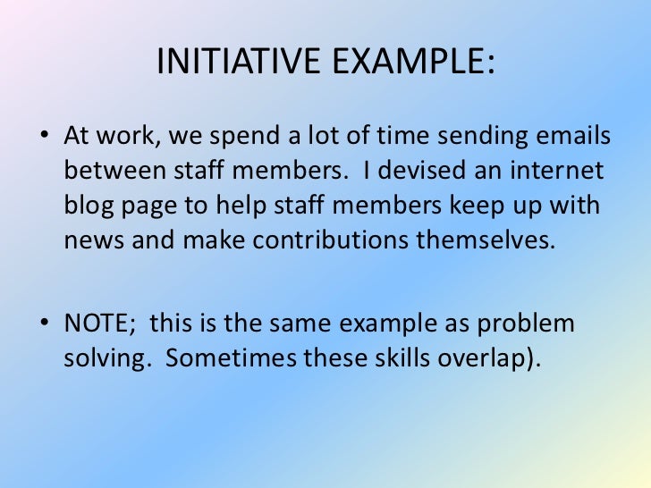 Employability skills