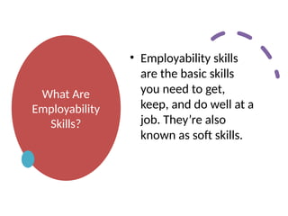 Introducing Employability Skills Presentation | PPTX