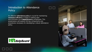 employee attendance , Employee Attendance Policy and Procedure | PPTX