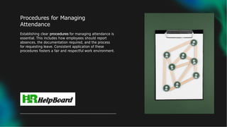 employee attendance , Employee Attendance Policy and Procedure | PPTX