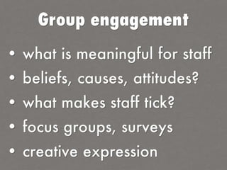 Employee engagement