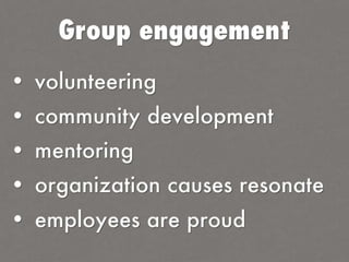 Employee engagement