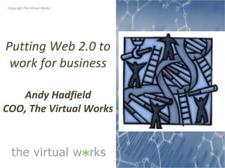 Putting Web 2.0 to work for business Andy Hadfield COO, The Virtual Works Copyright The Virtual Works 