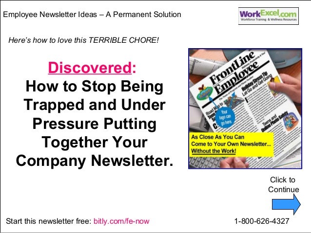 Employee Newsletter Ideas And Employee Newsletter Articles Solution F