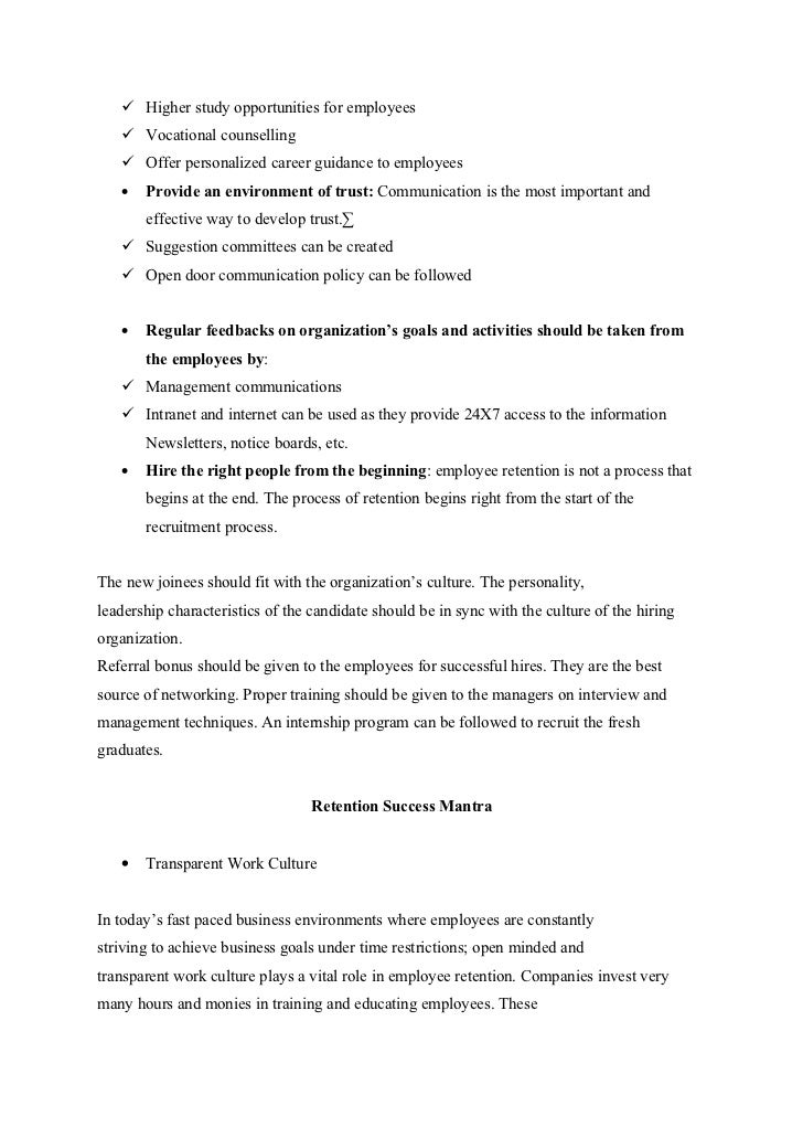 Employee engagement dissertation