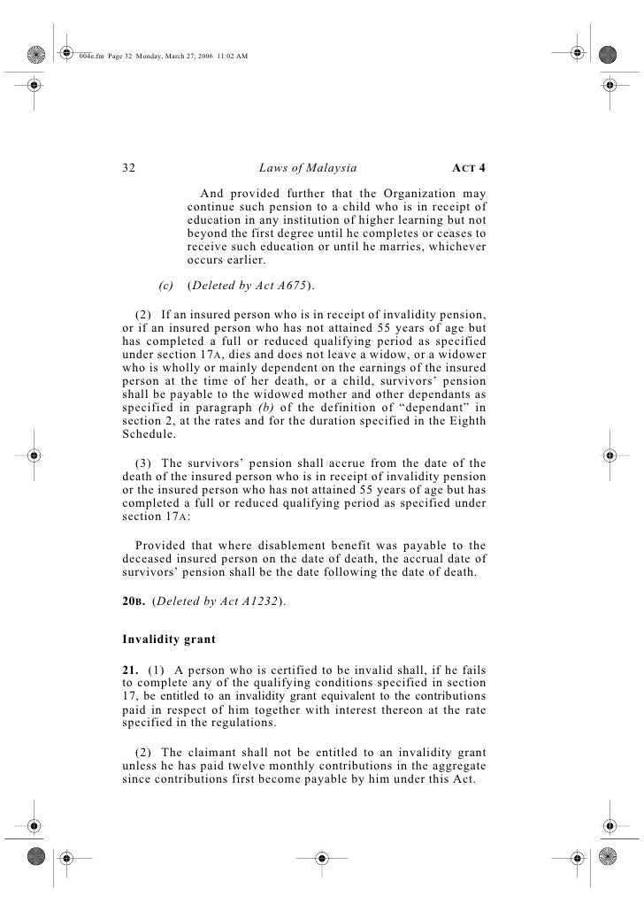 employees social security act 1969