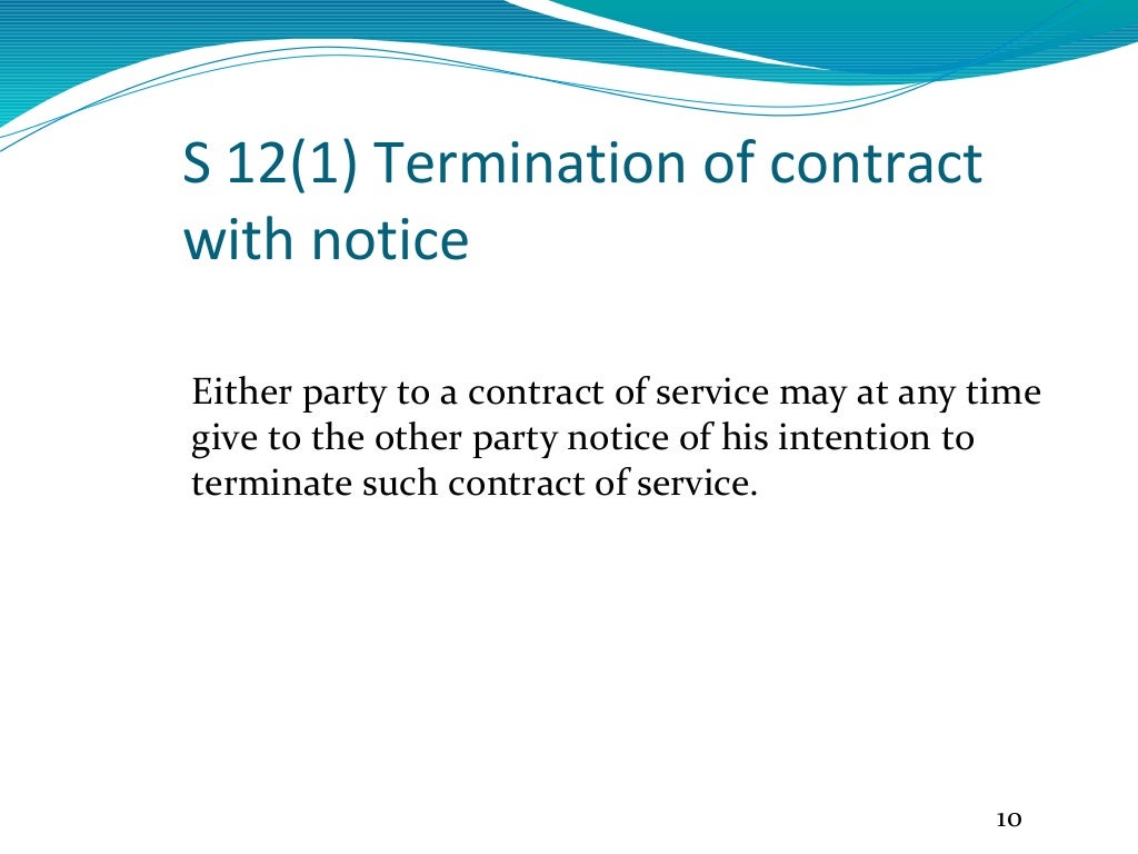 termination of employment malaysia