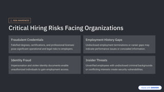 Employee Verification: Reducing Hiring Risks Through Structured ...