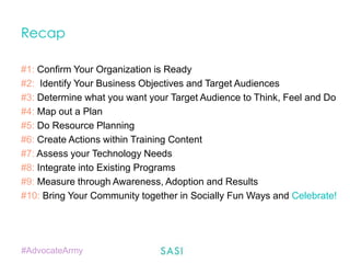 Employee Advocacy: Training and Activation Best Practices