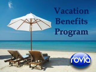 Vacation Benefits Program 