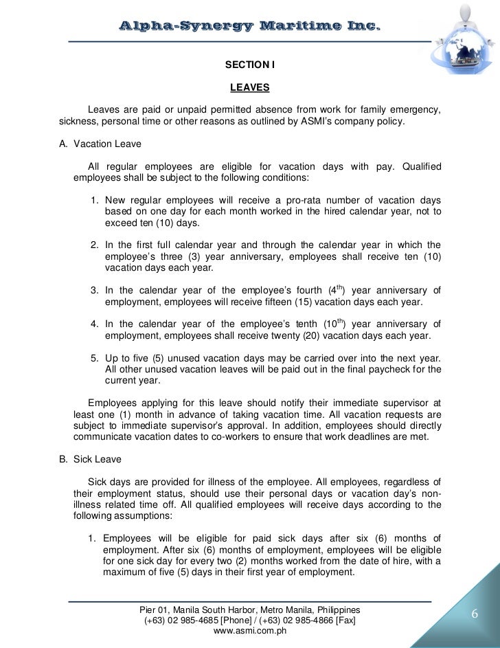 emergency leave request email