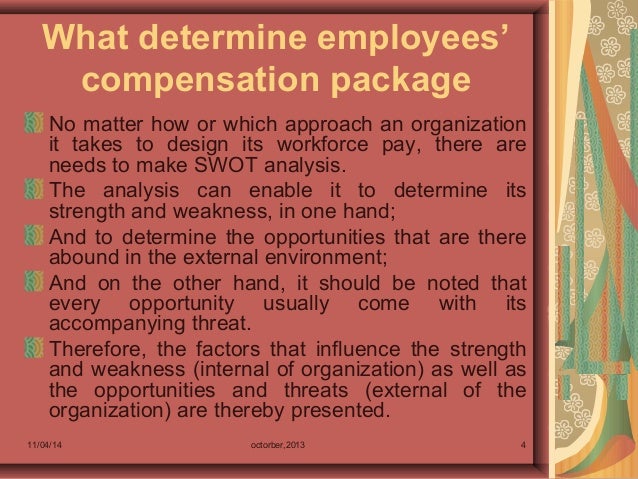 what is a compensation package