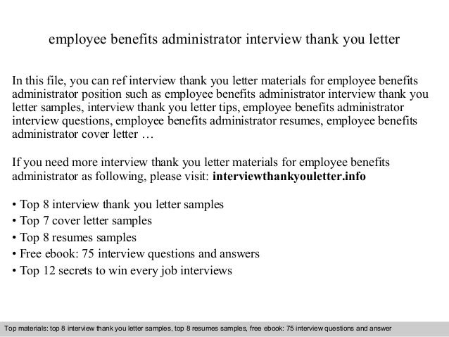 Employee benefits administrator Employee benefits administrator