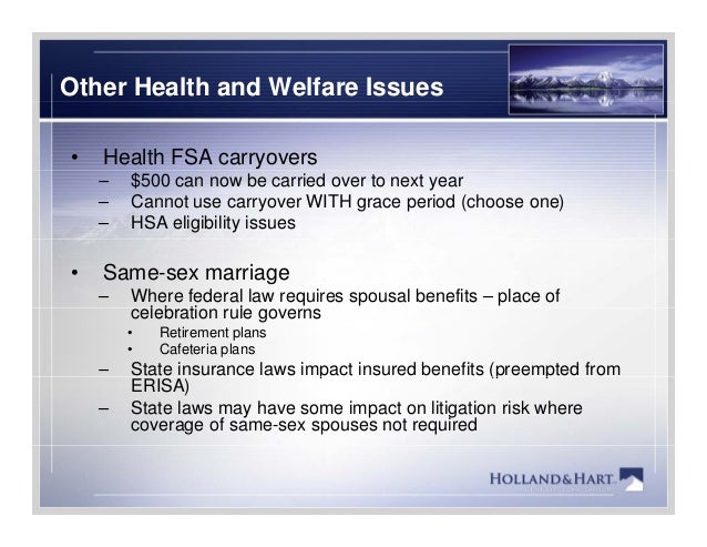 erisa and same sex marriage erisa and same sex marriage