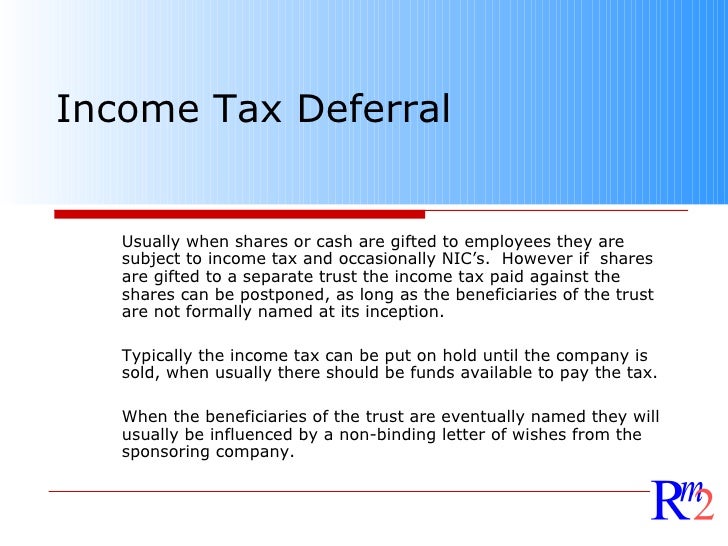 Employee benefit trusts