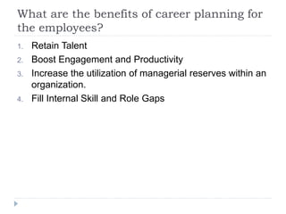 Employee career planning and growth | PPTX