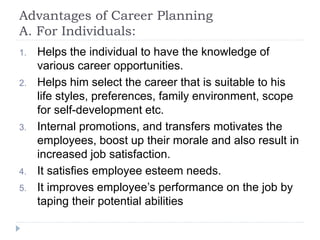 Employee career planning and growth | PPTX