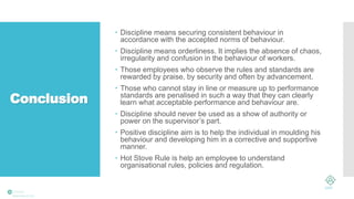 EMPLOYEE DISCIPLINE | PPTX