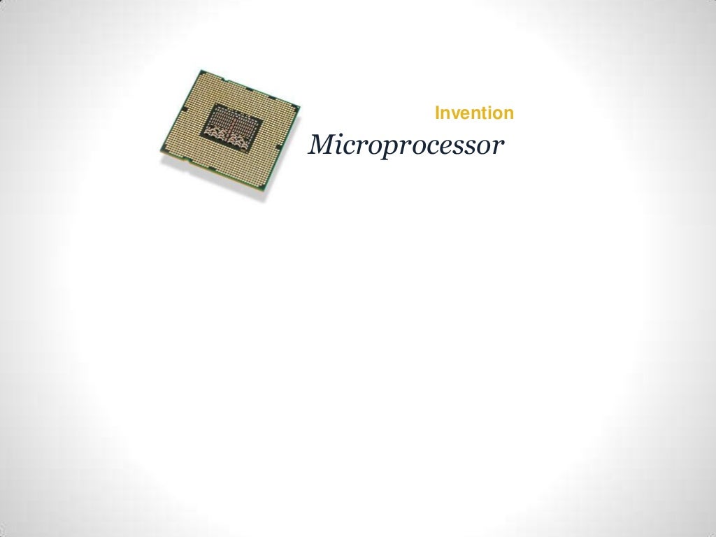 Invention Microprocessor