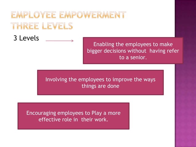 Risks Related To Employee Empowerment Employee empowerment