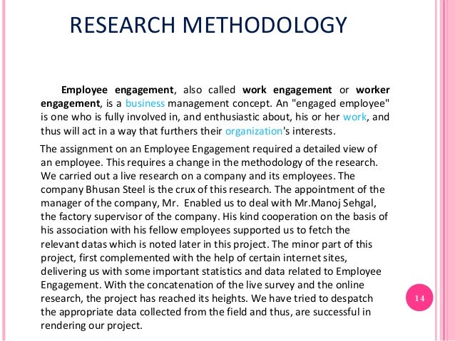 A Research On Employee Engagement