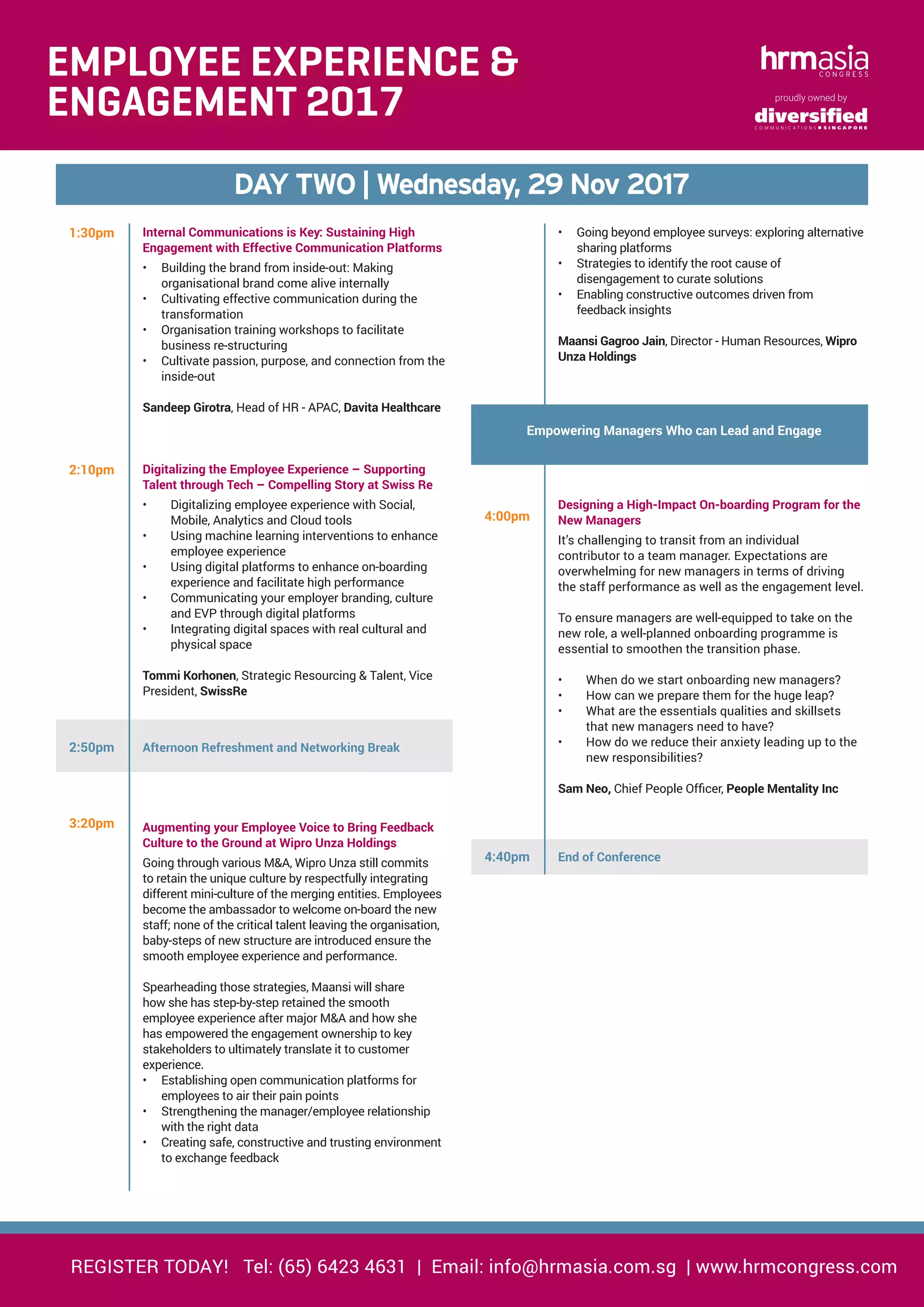 Hr Awarness Programs.pdf Employee Engagement 2017 v10 | PDF