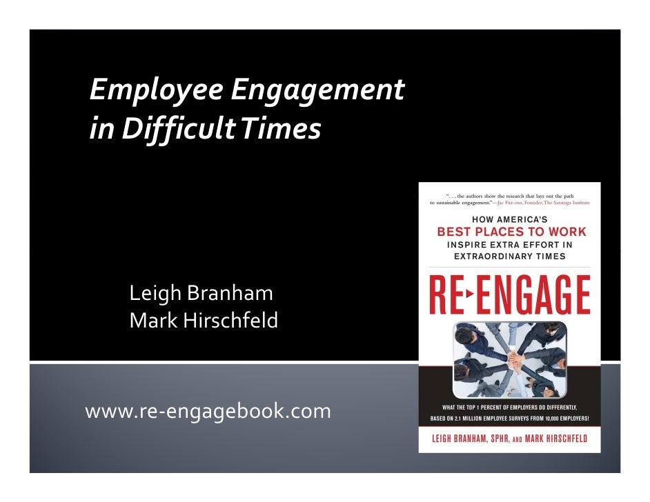 employee engagement in difficult times employee times