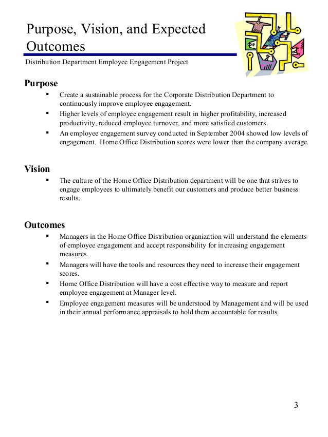 employee engagement project statement of work
