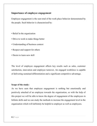 Employee engagement report | DOCX