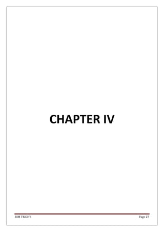 BIM TRICHY Page 27
CHAPTER IV
 