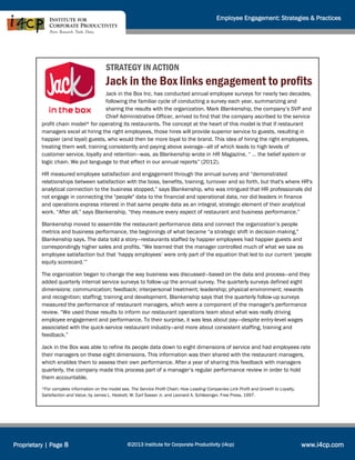 Employee Engagement: Strategies & Practices
Proprietary | Page 8 ©2013 Institute for Corporate Productivity (i4cp) www.i4c...
