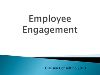 Clausen Consulting 2013
 