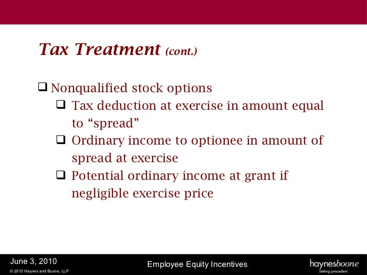 Exercise incentive stock options tax implications