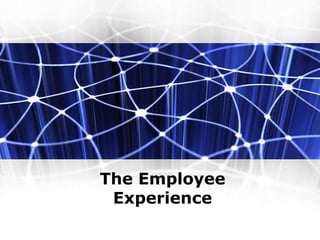 The Employee
Experience
 