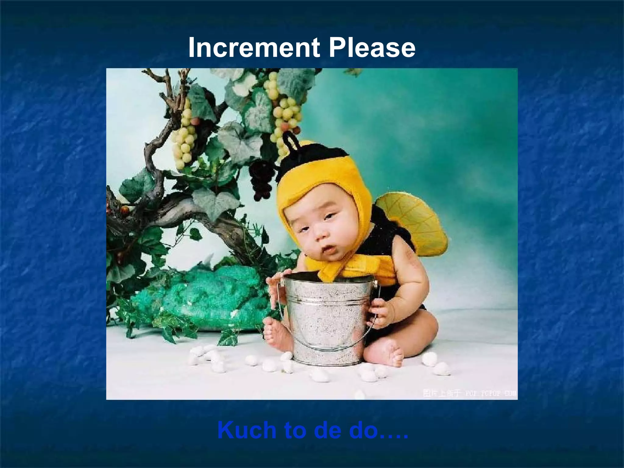 Increment Please Kuch to de do….