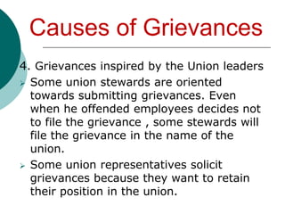 Grievance Procedures in Unionized Firms as Provided in their CBA3. Appealing the grievance to the top management representative with the top union officials.4. Submitting the grievance to arbitration.