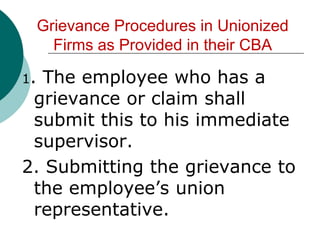 Responsibility of the Union Steward and Foreman in Handling GrievancesUnion stewards and foreman must see to it that grievances are presented only when there is real basis for complaint or there is a need for a decision. If the stewards are convinced that the worker does not have a real case, it is better to tell him right away.