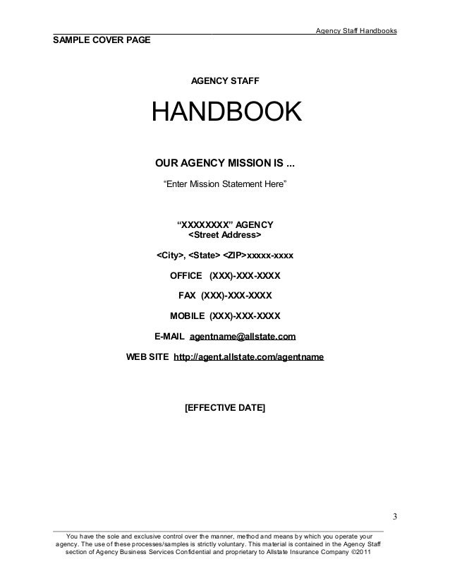 sample employee handbooks